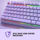 NPET K10 Purple Wired Gaming Keyboard
