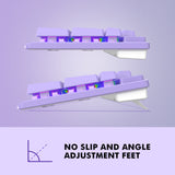 NPET K10 Purple Wired Gaming Keyboard
