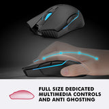 NPET S21 Wireless Gaming Keyboard and Mouse Comb