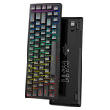 NPET K611 Wireless 60% Triple Mode BT5.0/2.4G/USB-C Mechanical Keyboard