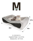 NPET Memory Foam Cat Dog Pet Bed for Small Medium Dogs