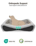 NPET Memory Foam Cat Dog Pet Bed for Small Medium Dogs