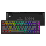 NPET K611 Wireless 60% Triple Mode BT5.0/2.4G/USB-C Mechanical Keyboard