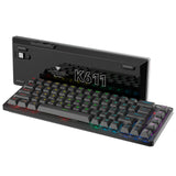 NPET K611 Wireless 60% Triple Mode BT5.0/2.4G/USB-C Mechanical Keyboard