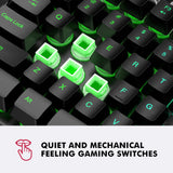 NPET S21 Wireless Gaming Keyboard and Mouse Comb