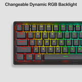 NPET K611 Wireless 60% Triple Mode BT5.0/2.4G/USB-C Mechanical Keyboard