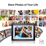 NPET Smart Digital Picture Frame 10.1 Inch, Share Photos Video via App