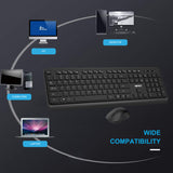 NPET KM20 Wireless Keyboard and Mouse Combo
