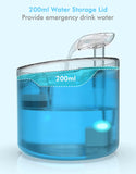NPET 54 oz. Cat Water Fountain with Lighting Pump - WF100