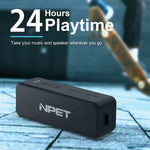 NPET BS10 Bluetooth Speakers IPX7 Waterproof