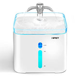 NPET 2.5L WF020 Fontaine à Eau avec lumière LED pour Chat Chien