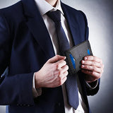 NPET Slim Wallet for Men Leather RFID Blocking Bifold Credit Card Wallet with Money Clip for Men with Gift Box
