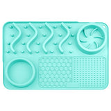 NPET 2 in 1 Slow Feeder For Dogs Bowls Dog Licking Mat