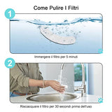 NPET 4pcs Remplacement de Filtres de 5L DF10 Fontaine à Eau pour Chien Chat