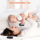 NPET Teething Toys for Babies 6-12 Months, Car Remote Control Teether for Baby Sore Gums Relief Baby Toys 3-6 Months, Anti-Drop Soft Silicone Baby Teething Toys BPA Free Toddler Girl Boy Toys (Black)