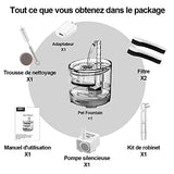 NPET WF050TP Fontaine a Eau Chat 1.5L pour Chats Chien