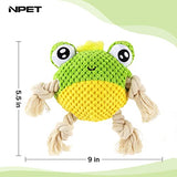 NPET Dog Squeaky Toys Soft Plush Chew Toy for Dogs