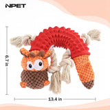 NPET Plush Dog Squeaky Toys for Chewing