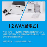 NPET 自動給餌器 AF010 ケージ取付タイプ 自動餌やり機 手動給餌 小型犬 猫 ウサギ チワワ 2.3L容量 お手入れ簡単 1日4食 日本語説明書