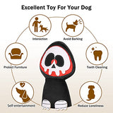 NPET Death Shape Stuffed Chewing Squeaky Toys for Dog