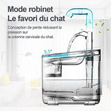 NPET 1,5 L WF050TP Fontaine à Eau pour Chat Les Chiots avec Capteur