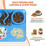 NPET 2 in 1 Slow Feeder For Dogs Bowls Dog Licking Mat