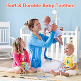 Soft Silicone Baby Teething Toys 3-12 Months, Dinosaur Teethers Baby Toys 6-12 Months Old Infant Toys Baby Chew Toys BPA-Free Baby Gifts Boys Girls Baby Teethers 3-6 Months Dishwasher Avaliable-Blue