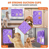 NPET 2 in 1 Slow Feeder For Dogs Bowls Dog Licking Mat