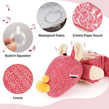 NPET Stuffed Dog Chew Squeaky Toys Crinkle for Dog