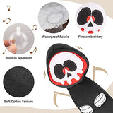 NPET Death Shape Stuffed Chewing Squeaky Toys for Dog