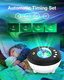 NPET Nebula Galaxy Star Light Projector.Ceiling Nebula & Aurora Lamp Light with App Control.White Noise.Bluetooth Speaker and Time Setting.Suitable for Bedroom,Child Room.