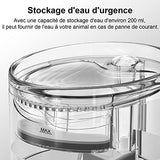 NPET 1,5 L WF050TP Fontaine à Eau pour Chat Les Chiots avec Capteur