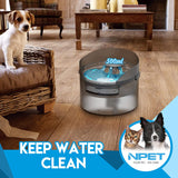 NPET 8L Dog Water Fountain with Splatter Guard DF30