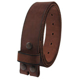 NPET Mens Leather Belt Full Grain Vintage
