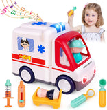 NPET Musical Ambulance Toys for 12-36 Months Baby
