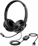 NPET CH11 CH10 Computer Headset with Microphone Noise Cancelling