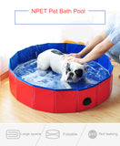 Foldable Dog Pet Bath Pool Indoor Outdoor Bath Tub