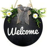 NPET 12 Inches Doorplate Solid Wood Wall Hanging Decoration