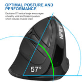 NPET VM20 Wireless Ergonomic Vertical Mouse(JP Warehouse Only)