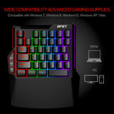 NPET T20 One-Handed Gaming Keyboard 38 Keys Backlit Keypad