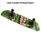 skateboard green monster