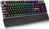 NPET K21 Mechanical Gaming Keyboard with Wrist Rest
