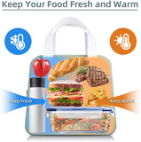 NPET Insulated Lunch Bag, 9.3 x 5.5 x 8.1 inch