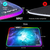 NPET MP01 Mouse Pad with Stitched Edge
