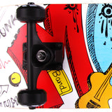 skateboard black wheels