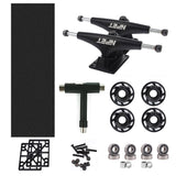 NPET Skateboard Bearings Wheels Trucks Grip Tape Combo Set