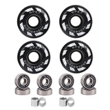NPET Skateboard Bearings Wheels Trucks Grip Tape Combo Set
