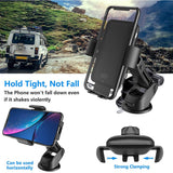 NPET Wireless Car Charger Mount, Qi 10W Fast Charging
