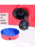 Foldable Dog Pet Bath Pool Indoor Outdoor Bath Tub