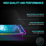 NPET MP02 RGB Gaming Mouse Pad LED Mouse Mat